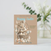 invitation to Easter with Peter Rabbit 出欠カード (スタンド正面)