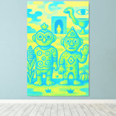 Invitation to the Sacred Zone キャンバスプリント (インサイチュ (ウッドフロア))