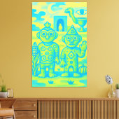 Invitation to the Sacred Zone キャンバスプリント (インサイチュ (リビング))