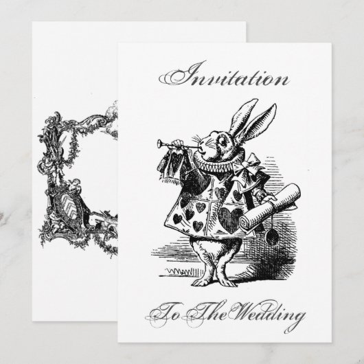 Invitation to the wedding card – Einladung 招待状 (正面/裏面)
