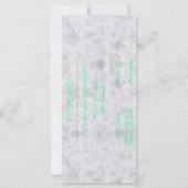 Invitation to the wedding card marble – Marriage (正面)