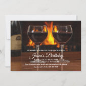 Invitation to Wine by the Fire 招待状 (正面)