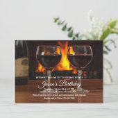 Invitation to Wine by the Fire 招待状 (スタンド正面)