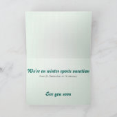 Invitation Vintage Volvo 122s Amazon 招待状 (内部)