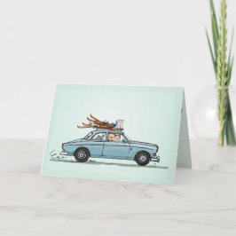Invitation Vintage Volvo 122s Amazon 招待状