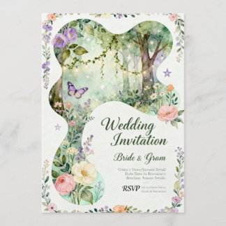 InvitationNature’s Romance – Botanical Wedding Inv 招待状
