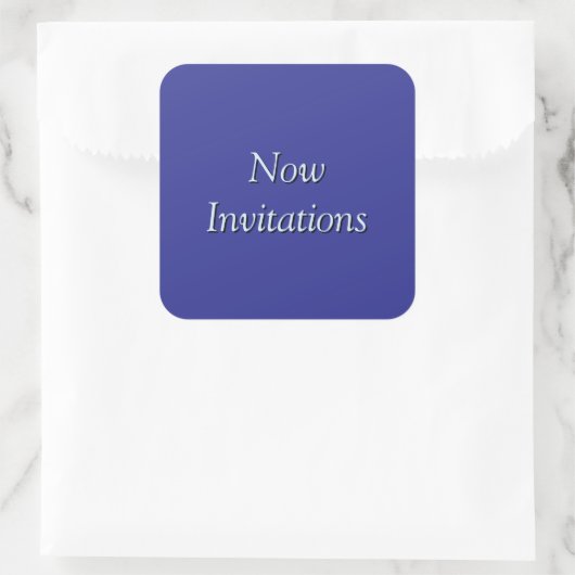 Invitations スクエアシール (バッグ)