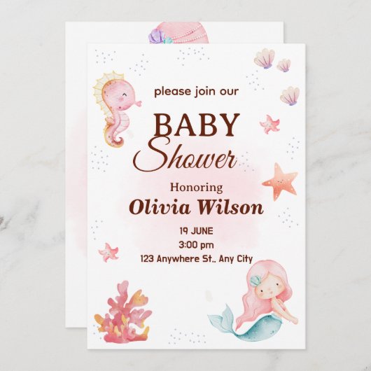 Invitations  招待状 (正面/裏面)