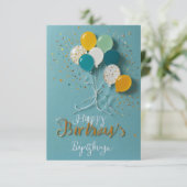 Invitations de qualité supérieure pour anniversair エンクロージャーカード (スタンド正面)