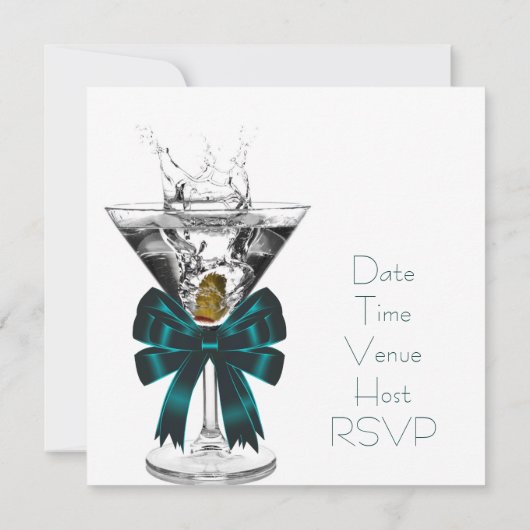 Invitations de soirée Martini au Martini 招待状 (裏面)