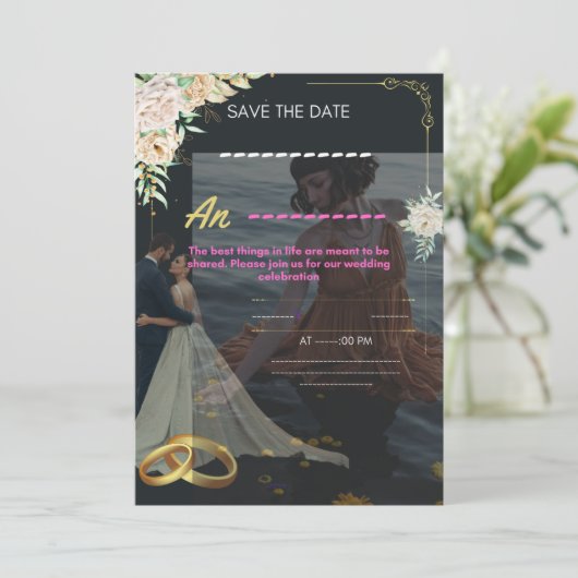  Invitations mariage 招待状 (スタンド正面)