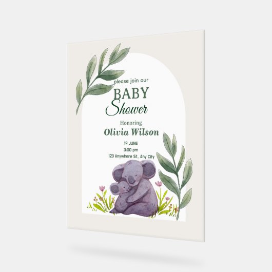 Invitations & Stationery Invitations & Announcemt アクリルサイン (傾斜)