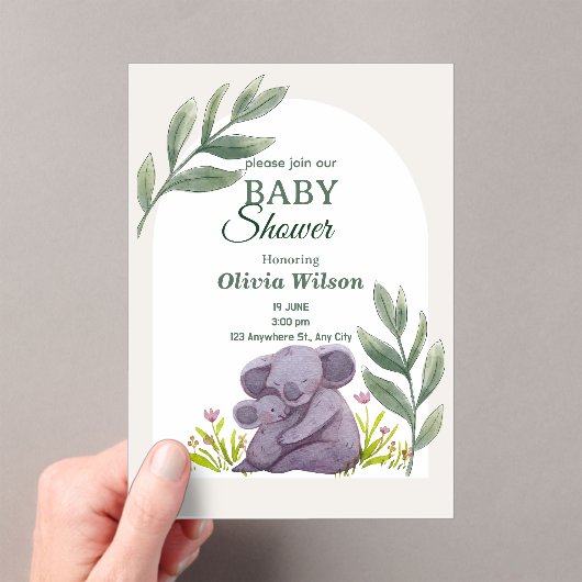 Invitations & Stationery Invitations & Announcemt アクリル招待状 (インサイチュ (ポータブル))