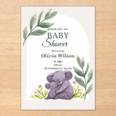 Invitations & Stationery Invitations & Announcemt アクリル招待状 (正面)