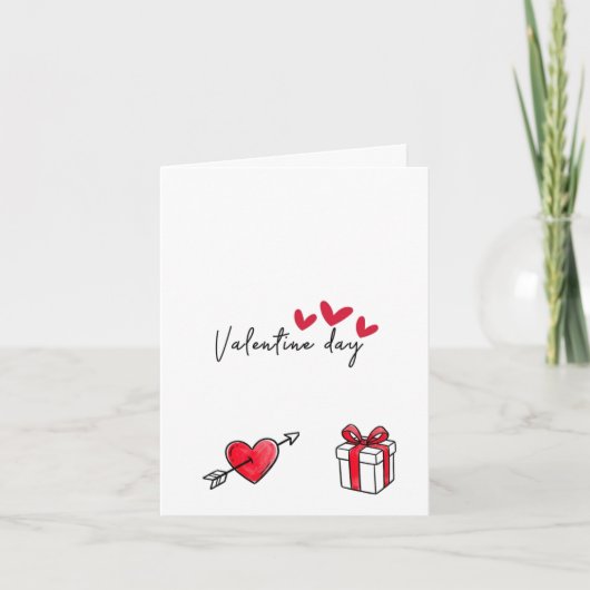 Invitations & Stationery > Valentine's Day Cards カード (正面)