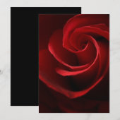 INVITATIONSRed    バラ 招待状 (正面/裏面)