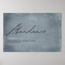 Invite Abundance into Your Home ポスター