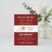 Invite 'Em! 50th Class Reunion Postcard ポストカード (スタンド正面)