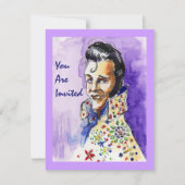 INVITES FUN KARAOKE PARTY王の~の招待状 招待状 (正面)