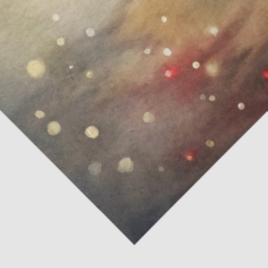 Inviting Christmas candle tissue paper holly berry 薄葉紙 (詳細)