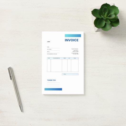 invoice ポストイット (オフィス)