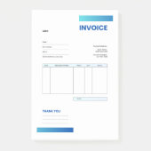 invoice ポストイット (正面)
