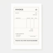invoice ポストイット (正面)