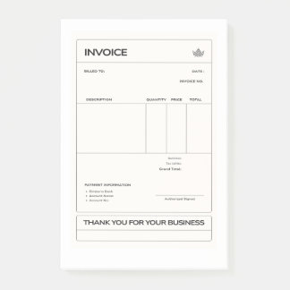 invoice ポストイット