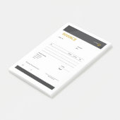 invoice ポストイット (アングル)