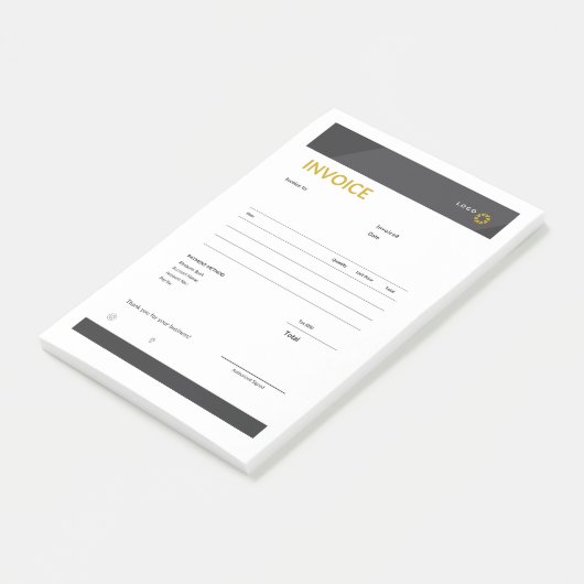 invoice ポストイット (アングル)