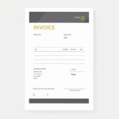 invoice ポストイット (正面)