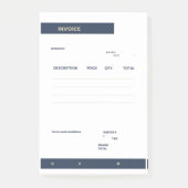 invoice ポストイット (正面)