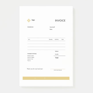 invoice  ポストイット