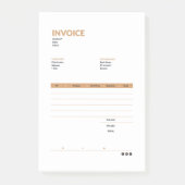 invoice ポストイット (正面)