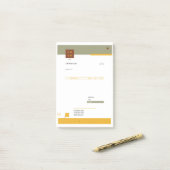 INVOICE ポストイット (デスク上)