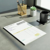 Invoice Form / Sales Receipt | Business Quotation ノートパッド