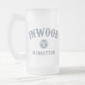 Inwood フロストグラスビールジョッキ (左)