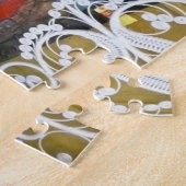 Inyo County California.クリスマスの挨拶 ジグソーパズル (側面)