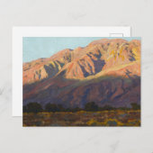 Inyo Range at Sunset, Lone Pine by Maynard Dixon ポストカード (正面/裏面)