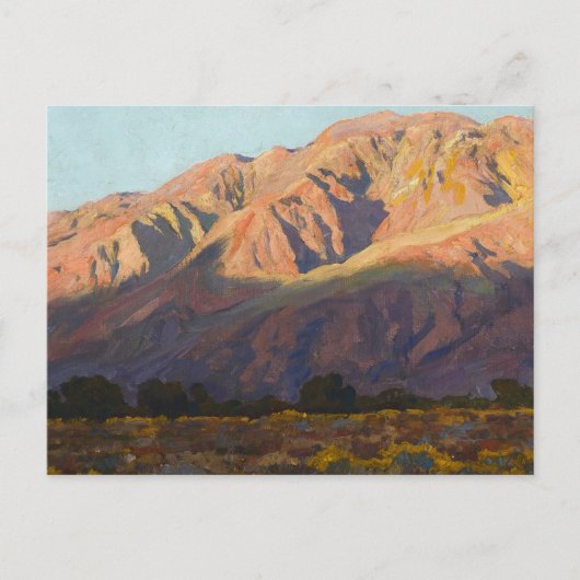 Inyo Range at Sunset, Lone Pine by Maynard Dixon ポストカード (正面)