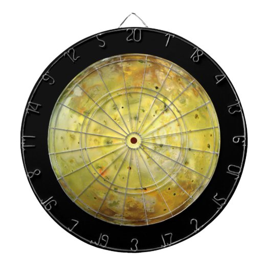 Io（木星の月） ダーツボード (正面)