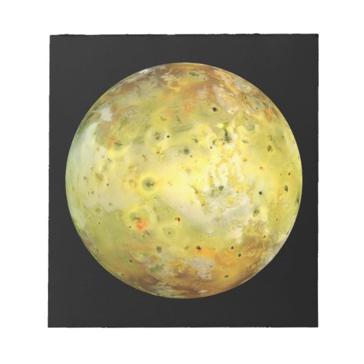 Io（木星の月） ノートパッド (正面)