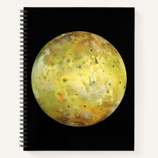 Io（木星の月） ノートブック (正面)
