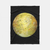 Io（木星の月） フリースブランケット (正面)