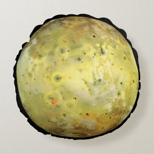Io（木星の月） ラウンドクッション (正面)