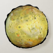 Io（木星の月） ラウンドクッション (裏面)