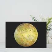 Io（木星の月） 便箋 (スタンド正面)