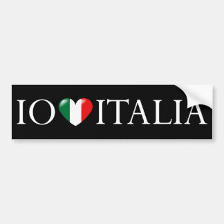 Io amoイタリアのステッカー バンパーステッカー