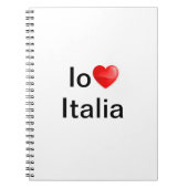 Io amo Italia ノートブック (正面)