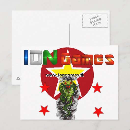 Ion Gamesはがき ポストカード (正面/裏面)